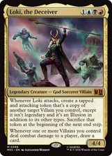 MTG Loki, the Deceiver [Marvel Super Heroes Commander] Near Mint Magic picture