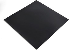 Black Heat Resistant Thin Silicone Grade Rubber Gasket Sheet 12 by 12 inch,1/25 picture