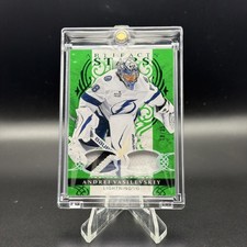 2026-27 UD Artifacts Hockey Andrei Vasilevskiy Material Green /35 Lightning picture