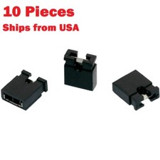 10 Pcs Mini Micro Jumper 2.54mm Standard PCB  Shunts Short Jumpers Cap US Seller picture