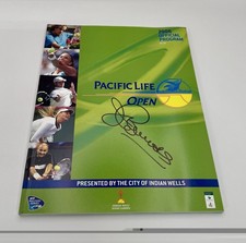 Jimmy Connors Signed 2006 Pacific Life Open Official Program picture