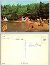 Eagles Mere Beach PA Postcard - Endless Mountains Ektachrome by Joe Kast picture
