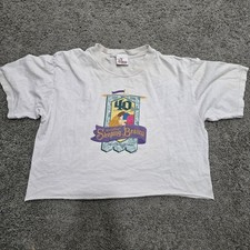 Vintage 1999 Disney Store Sleeping Beauty 40th Anniversary Shirt S/M Crop Top picture