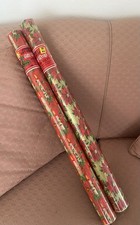 2 Vintage 1980’s Kmart S.S. Kresge Company Jumbo Christmas Gift Wrap Sealed New picture