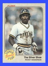 1983 Fleer - Rickey Henderson #639 NM or better picture