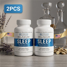 2PCS Relaxium Sleep 60 Capsules | Adult Sleep Support, Magnesium & Melatonin picture