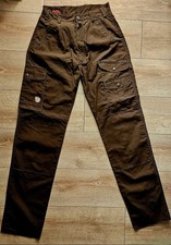 Fjallraven G-1000 Outdoor Trousers cargo brown trekking Size 34 XS picture