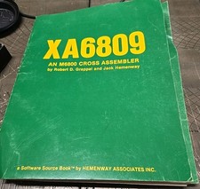 VINTAGE 1979 XA6809 AN M6800 CROSS ASSEMBLER. MACRO RELOCATING ASSEMBLER 6800 PR picture