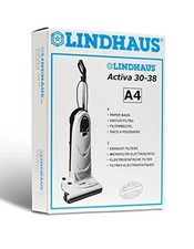 Genuine Lindhaus A4 Activa Diamante Dynamic Vacuum Cleaner Bag 8 Bags 031100019 picture