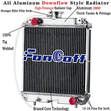 K2110-85010 2 Row Radiator For Kubota ZD18 ZD21 ZD221 GR2100 GR2110 GR2120 G2160 picture