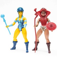 Vtg 80's He-Man MOTU Masters Universe TEELA & EVIL LYN Female Figure | Complete picture