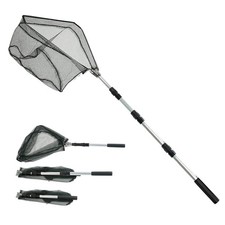 59 Inch Aluminum Telescoping Fishing Net with Rubber Coated Long Handle for Sale picture