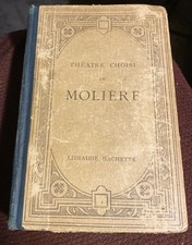 Antique C.1900s Theatre Choisi de Moliere Earnest Thirion Havhette French Book picture