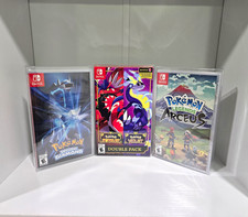 Pokemon Nintendo Switch Game Lot Scarlet Violet Double Pack Arceus Diamond NEW picture