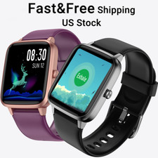 🔥2025 Smart Watch For Men/Women, Waterproof Fitness Watch Bluetooth iOS Samsung picture