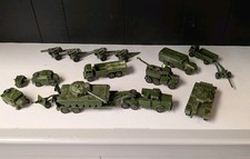 Vintage Dinky Supertoys Military Vehicles Lot & Some Reg Dinky Toys Tootsie Toys picture