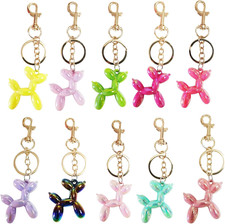 Jelly Balloon Dog Keychain Bulk for Women Teen Girls Cute Designer Bag Charm for picture