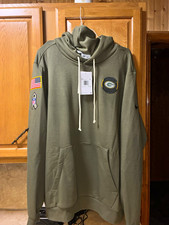 Nike Green Bay Packers NFL Salute to Service Dri-FIT Hoodie Men's XXL Green picture