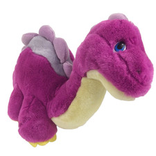 Vintage Westcliff Collection Purple Yellow Dinosaur Plush 8