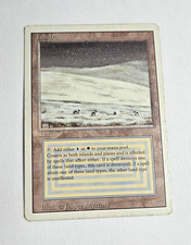 Wizards of the Coast MTG Tundra Revised Edition Dual Land HP Vintage picture