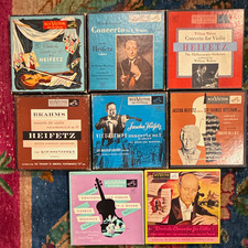 RCA Victor Red Seal 45 RPM Classical Albums Treasury Immortal Heifetz Milstein picture