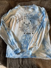Blue Tie Dye ‘High Standards’ Teddy Bear Long Sleeve Tee – M picture