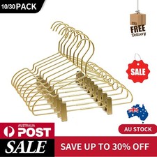 Gold Metal Wire Newborn Kids Children Baby Toddler Infant Coat Clothes Hangers picture