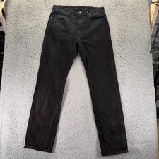 Vintage Wrangler Cowboy Cut Jeans Mens 34x36 Black Cotton Denim Bootcut Western picture