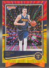 Panini Donruss 2020-21 Nikola Jokić #7 Denver Nuggets Gold Refractor RARE 🔥 picture