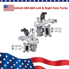 Twin Left & Right Side Turbo Turbocharger for Infiniti Q50 Q60 3.0L V6 Engine picture