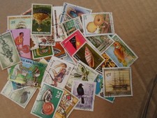 Collection lot 35 different stamps of Papua & New Guinea picture