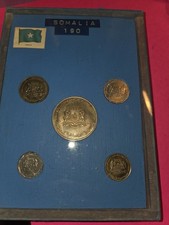 Somalia 5 Coin Set  1970 And  1976 GREAT HISTORY MANY PHOTOS COME C. picture