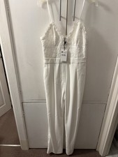 Reiss Bridal Formal Ivory Jumpsuit Size 10 BNWT picture
