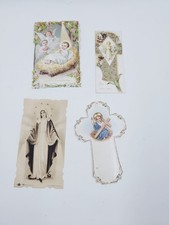 4 Religious Victorian 1910s- 1930s VTG & Antique Cards picture