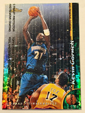 Kevin Garnett 1998 Topps Finest JUMBO Refractor #1 Finest Moment Timberwolves  picture