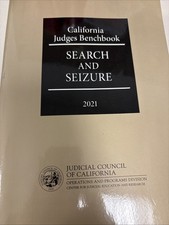 California Judges Benchbook Search And Seizure 2021 picture