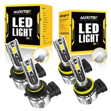 4/8x AUXITO 9005 & H11 Combo LED Headlight High Low Beam Bulb 6500K White Bright picture