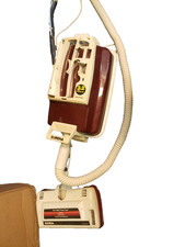  EUREKA CANISTER VACUUM Model 1756 D + hose, pipes, and power head.  Runs Great. picture