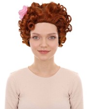 HPO Adult Women's Popular series The Regency Romance Curly Brown Wig, HW-7582 picture
