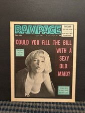 1969 Aug 10th RAMPAGE Newspaper, Sexy Old Maid, Full Page Centerfold (10V)-1 picture