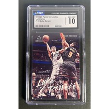 Graded 2019-20 Panini Chronicles - Luminance Luka Dončić #159 CGC 10 picture
