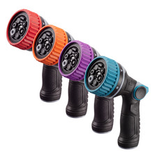 Garden Hose Nozzle 7 Pattern Heavy Duty High Pressure Spray Gun Hand Sprayer picture
