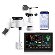 Uimoso 7-in-1 Wi-Fi Weather Station with 7.5-Inch VA Display and Wireless Sensor picture