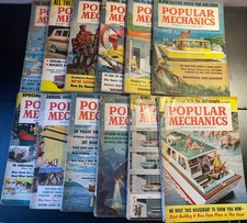 1959-1960 Popular Mechanics Magazines YOU PICK Combined shipping picture