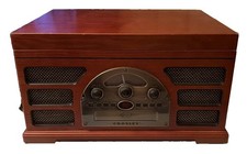 Crosley CR66 Turntable Record Cassette Cd Player And Radio Great Combination picture