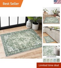 2x3 Small Washable Area Rug Entryway Door Mat Indoor Kitchen Runner picture