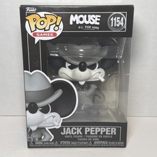 Funko POP Games Mouse P.I. For Hire Jack Pepper #1154 Vinyl Figure New 92567 picture