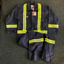 Big Bill 1325Us7-Xlr-Nay Flame Resistant Coverall, Navy, Ultrasoft(R), Xl picture