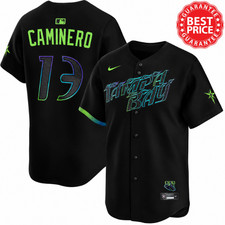 new 2026 TB Rays Junior Caminero #13 PRINT Jersey ALL SIZE S-5XL picture