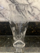 Dorflinger Kalana Etched Art Crystal Vase picture